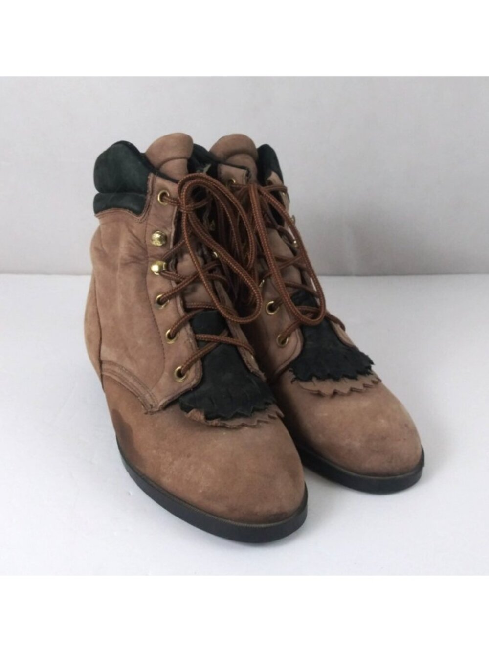 Loredo Western Boots Women's Brown Leather Ankle Boots Size 6M